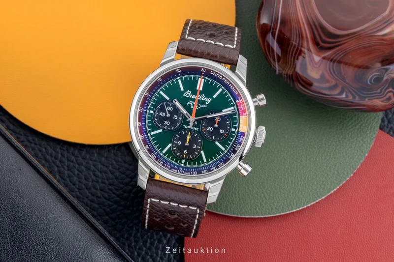Breitling Top Time chronograph steel automatic men's watch AB01762A1L1X1 LP: 7250EUR [2604209]