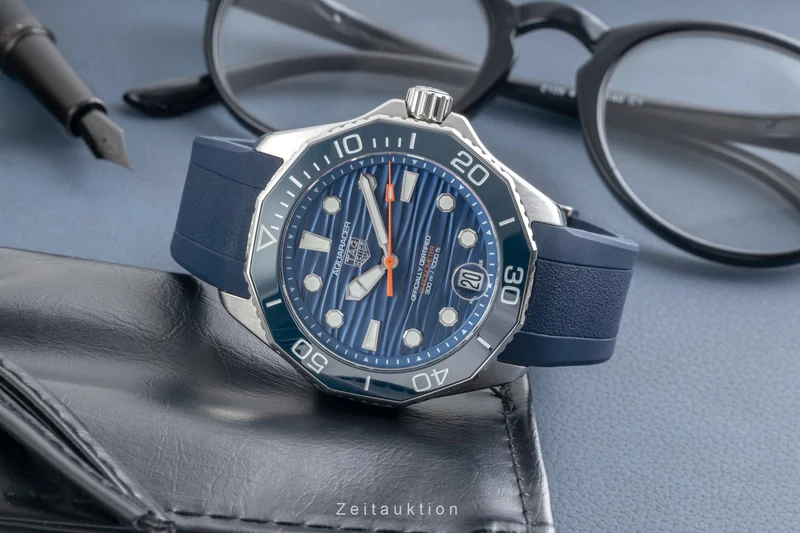 Tag Heuer Aquaracer steel automatic men's watch WPB5111.FT6259 LP: 4350EUR [2604207]
