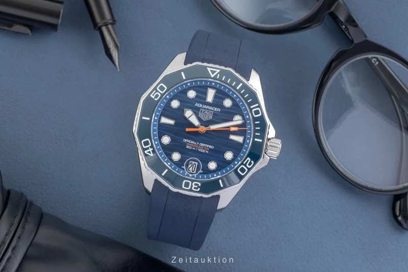 Tag Heuer Aquaracer steel automatic men's watch WPB5111.FT6259 LP: 4350EUR [2604207]