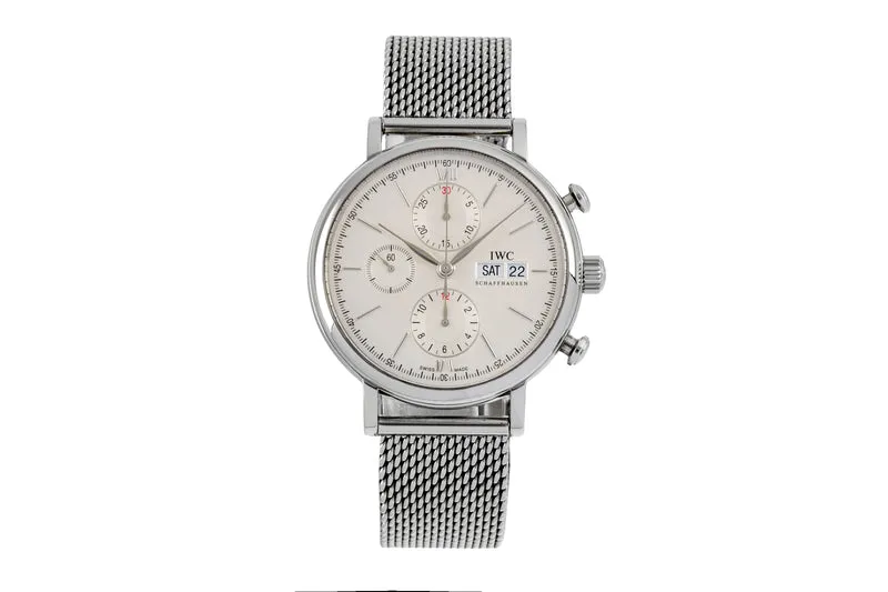 IWC Portofino chronograph steel automatic men's watch IW391005 [2604227]