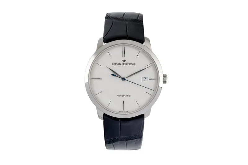 Girard Perregaux 1966 18 ct white gold automatic men's watch 49525-53-131-BK6A [2604094]
