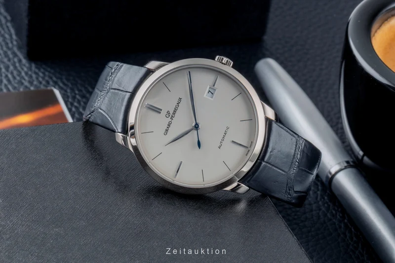 Girard Perregaux 1966 18 ct white gold automatic men's watch 49525-53-131-BK6A [2604094]