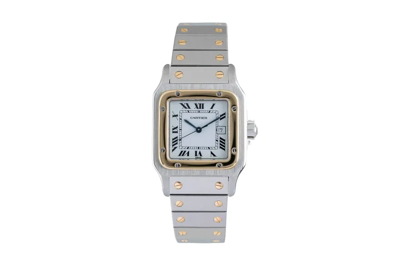 Cartier Santos steel / gold automatic men's watch 2961 [2603521]
