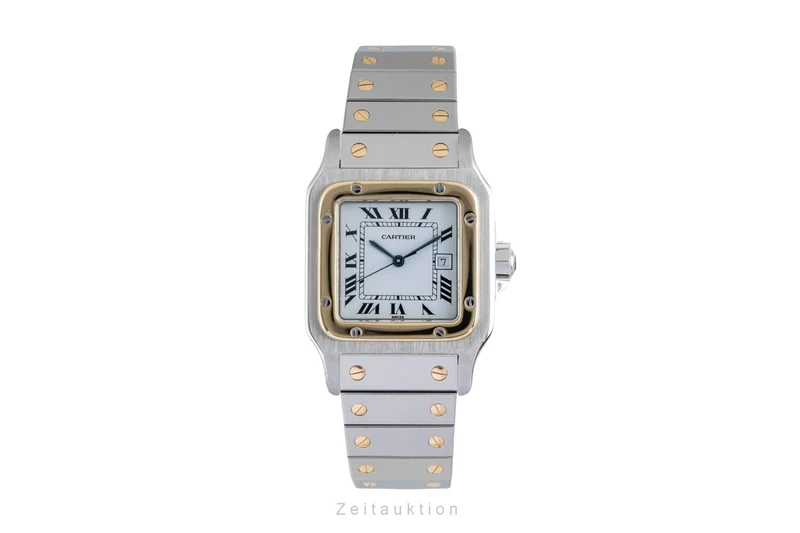 Cartier Santos steel / gold automatic men's watch 2961 [2603521]