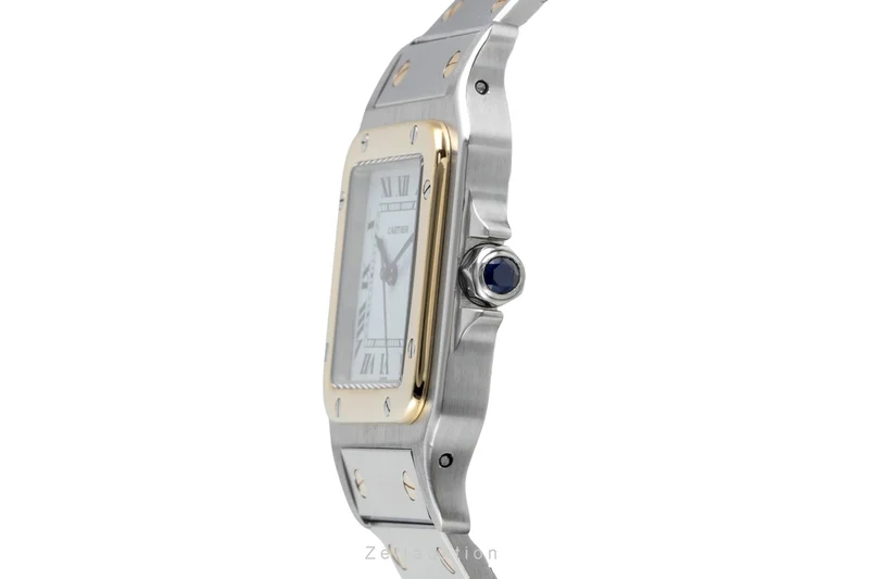 Cartier Santos steel / gold automatic men's watch 2961 [2603521]