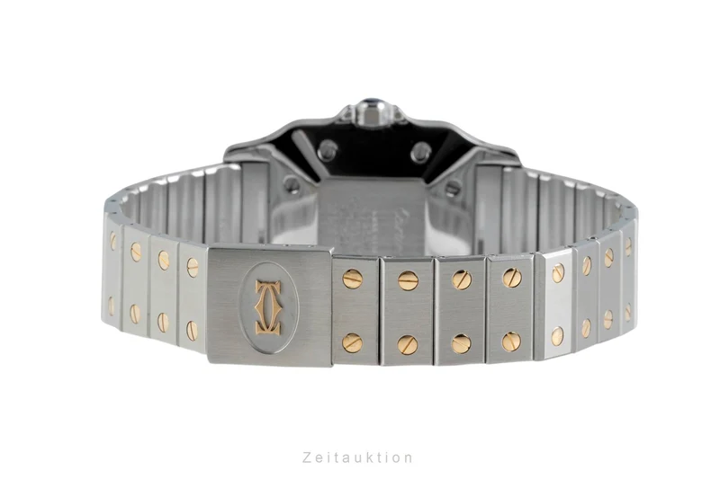 Cartier Santos steel / gold automatic men's watch 2961 [2603521]
