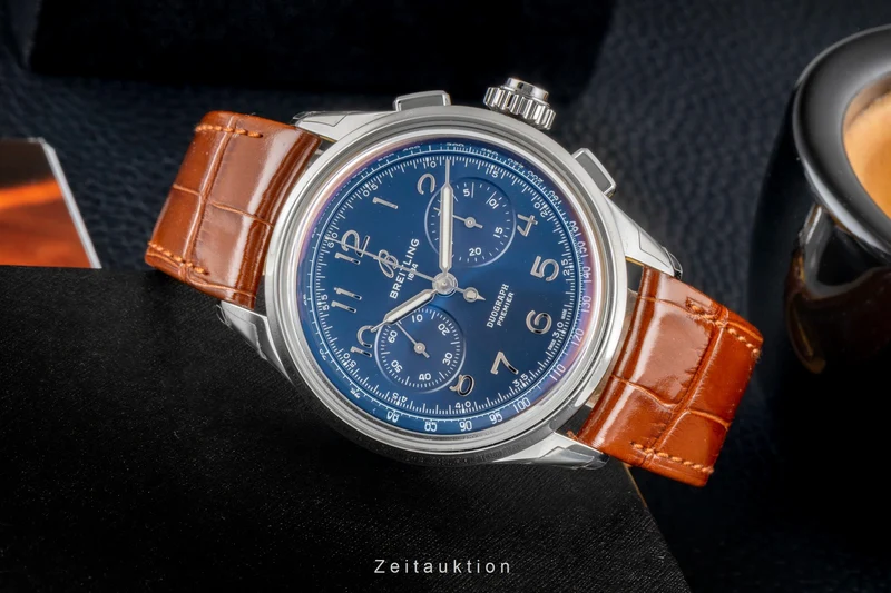 Breitling Premier chronograph steel manual winding men's watch AB1510171C1P1 LP: 11650EUR [2602962]