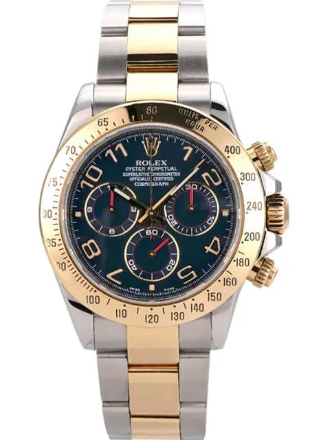 Rolex Daytona Cosmograph 116523 Blau Arabisch