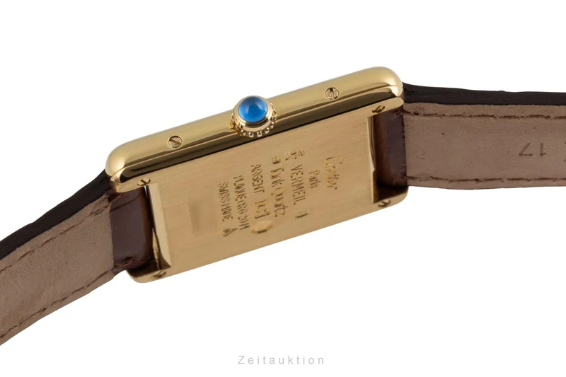 Cartier Tank silver-gilt quartz women's watch W1006254 [2603404]