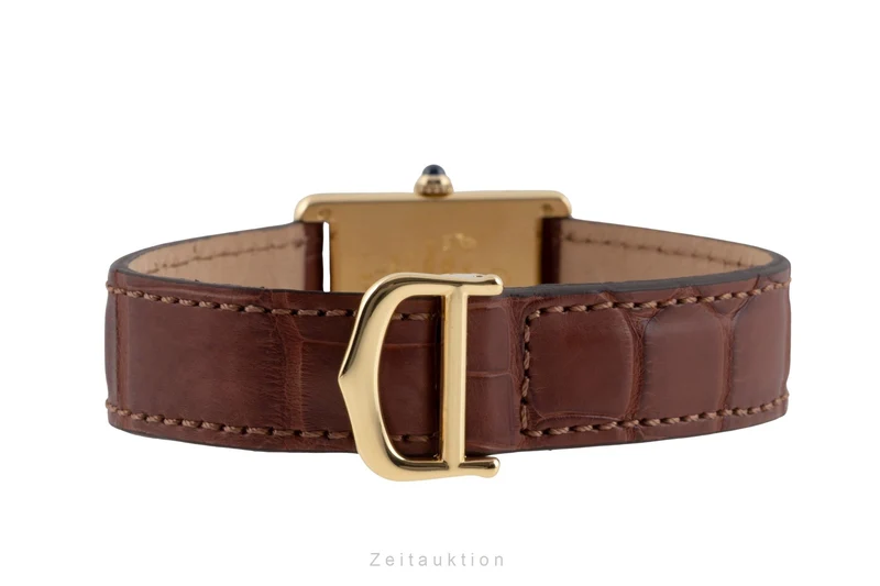 Cartier Tank silver-gilt quartz women's watch W1006254 [2603404]