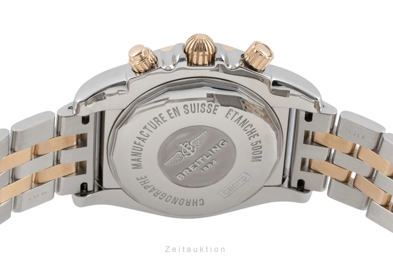 Breitling Chronomat 44 chronograph steel / gold automatic men's watch CB0110 [2604067]