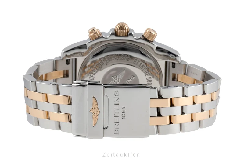 Breitling Chronomat 44 chronograph steel / gold automatic men's watch CB0110 [2604067]