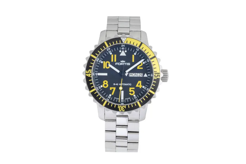 Fortis B-42 steel automatic men's watch 670.24.14 K [2603516]