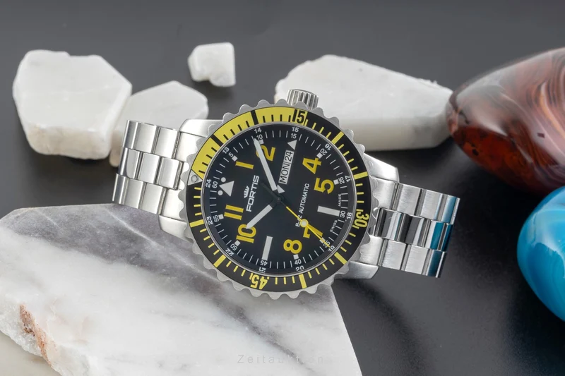 Fortis B-42 steel automatic men's watch 670.24.14 K [2603516]