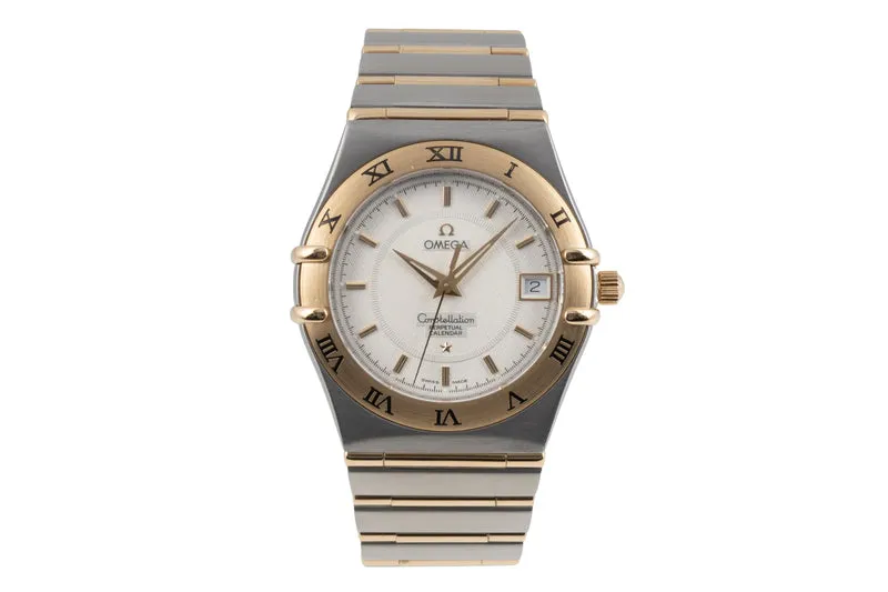 Omega Constellation steel / gold quartz men's watch 1252.30.00 [2603042]