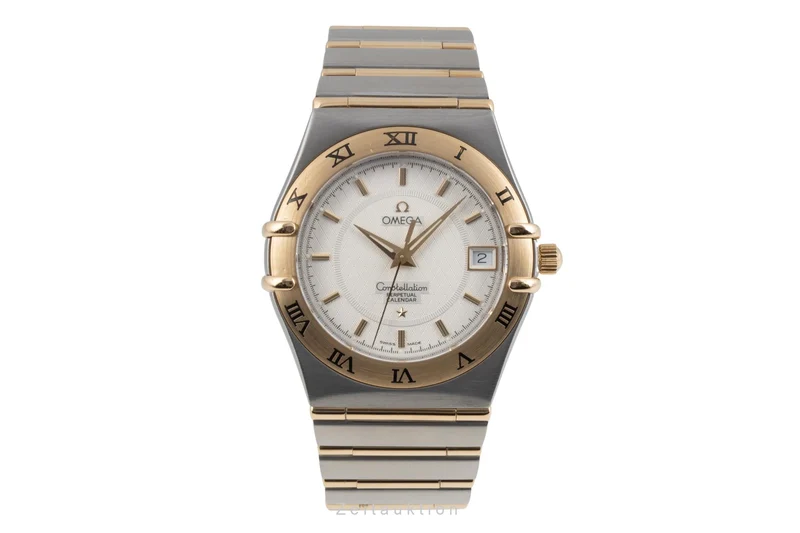 Omega Constellation steel / gold quartz men's watch 1252.30.00 [2603042]