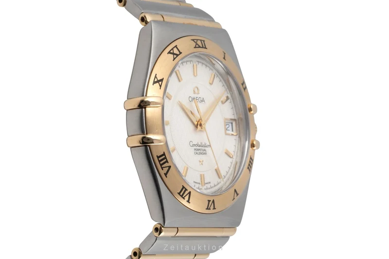 Omega Constellation steel / gold quartz men's watch 1252.30.00 [2603042]