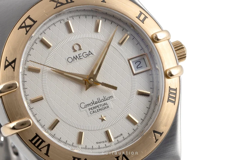 Omega Constellation steel / gold quartz men's watch 1252.30.00 [2603042]