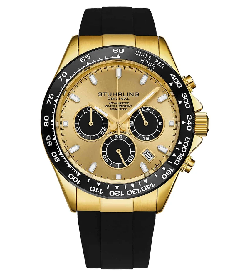 Stührling Aquamaster 4042 Quartz 42mm Chronograph