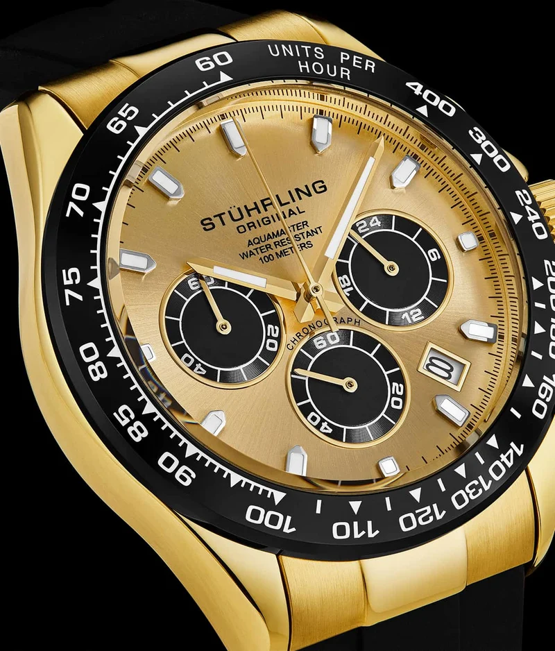 Stührling Aquamaster 4042 Quartz 42mm Chronograph