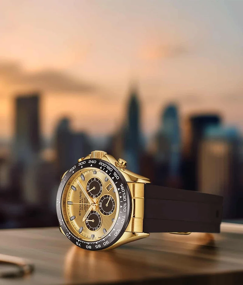 Stührling Aquamaster 4042 Quartz 42mm Chronograph