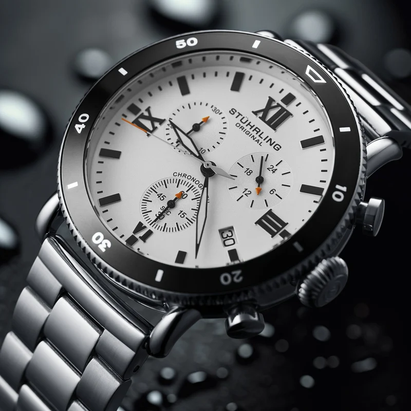 Stührling DualMode 4040 Quartz 48mm Chronograph