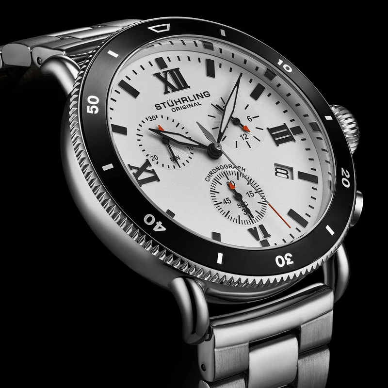 Stührling DualMode 4040 Quartz 48mm Chronograph