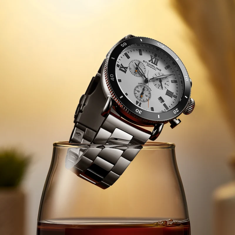 Stührling DualMode 4040 Quartz 48mm Chronograph