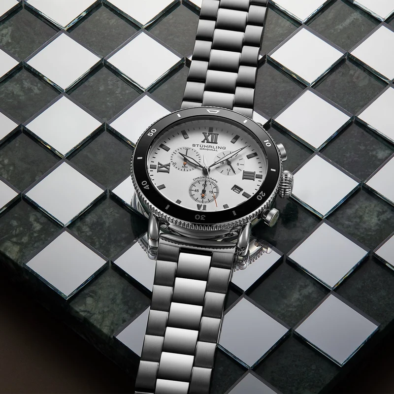Stührling DualMode 4040 Quartz 48mm Chronograph