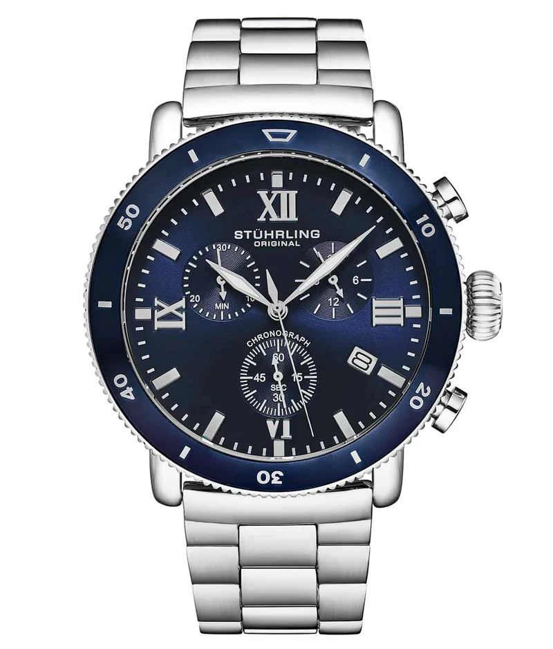 Stührling DualMode 4040 Quartz 48mm Chronograph
