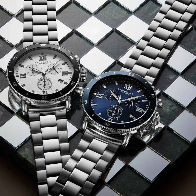 Stührling DualMode 4040 Quartz 48mm Chronograph