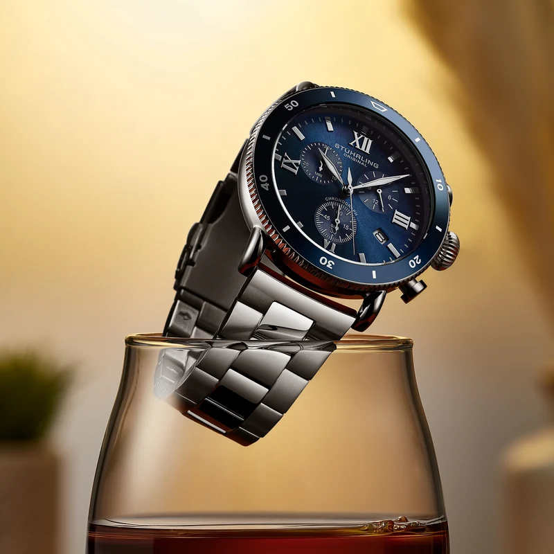 Stührling DualMode 4040 Quartz 48mm Chronograph