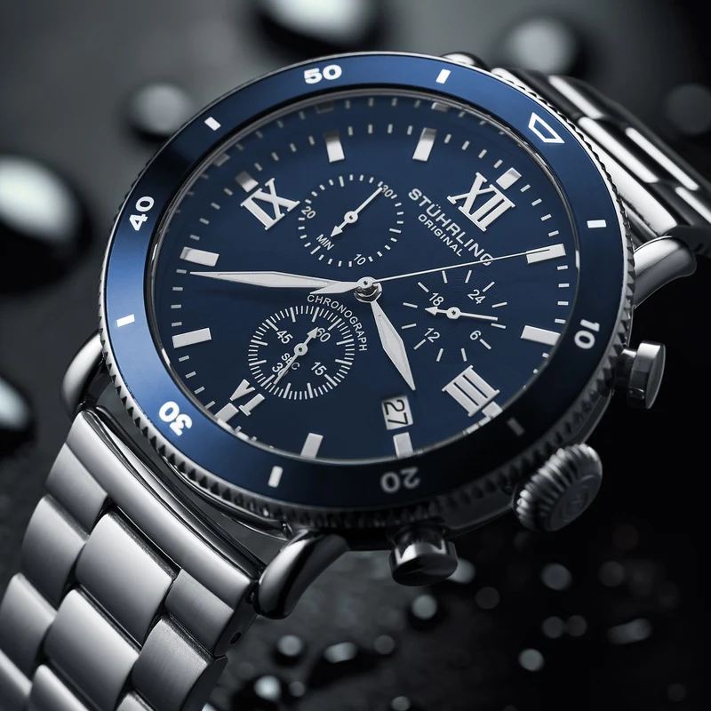 Stührling DualMode 4040 Quartz 48mm Chronograph