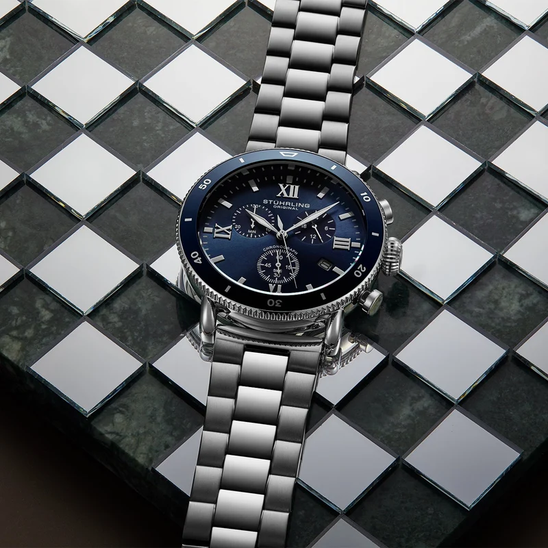 Stührling DualMode 4040 Quartz 48mm Chronograph