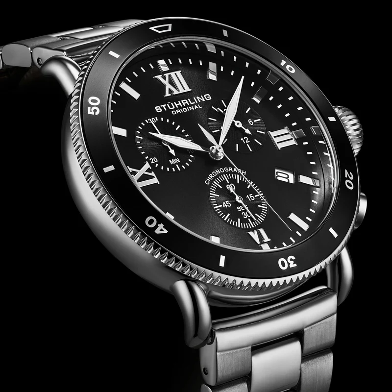 Stührling DualMode 4040 Quartz 48mm Chronograph