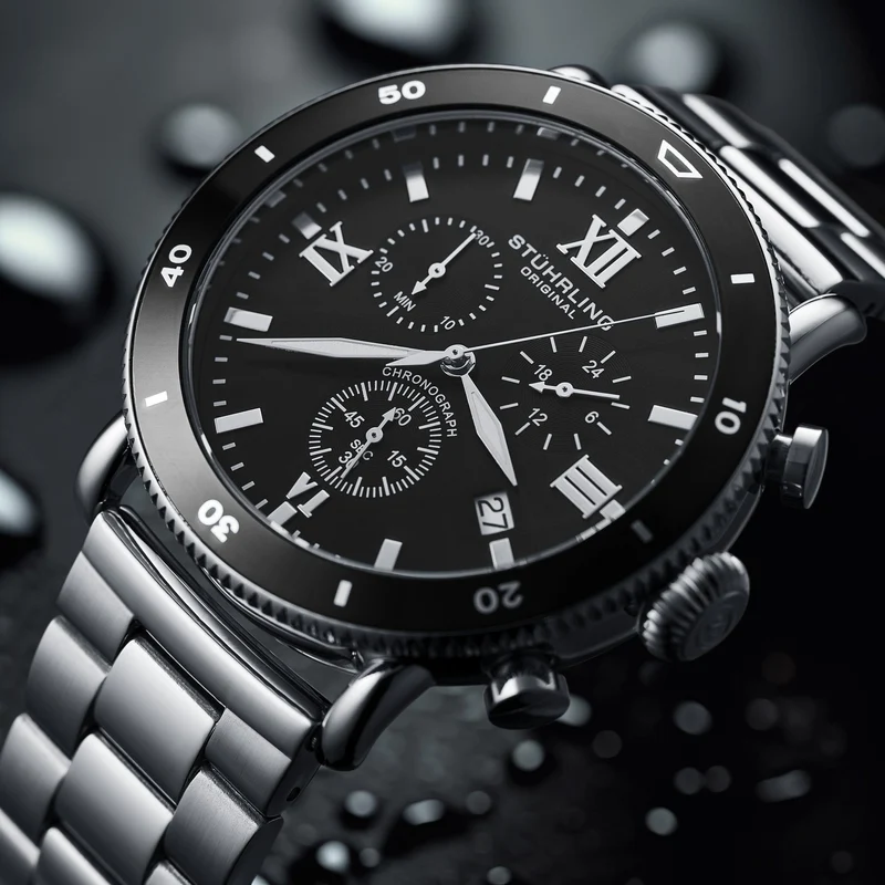Stührling DualMode 4040 Quartz 48mm Chronograph