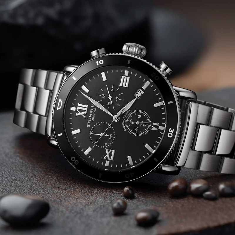 Stührling DualMode 4040 Quartz 48mm Chronograph