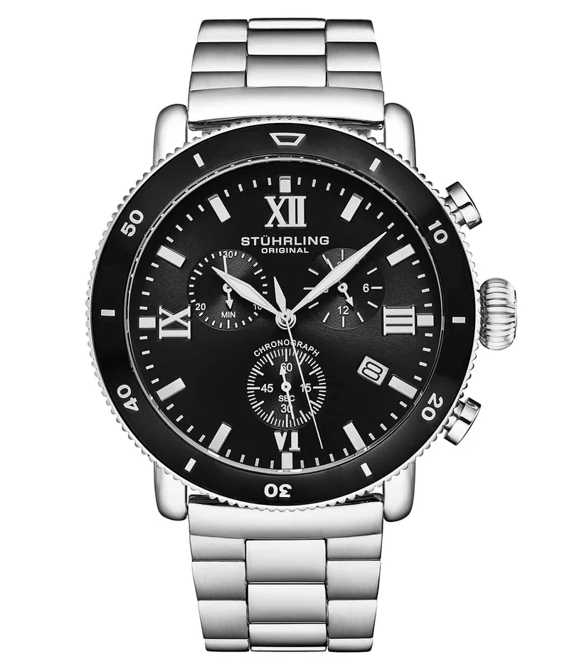 Stührling DualMode 4040 Quartz 48mm Chronograph