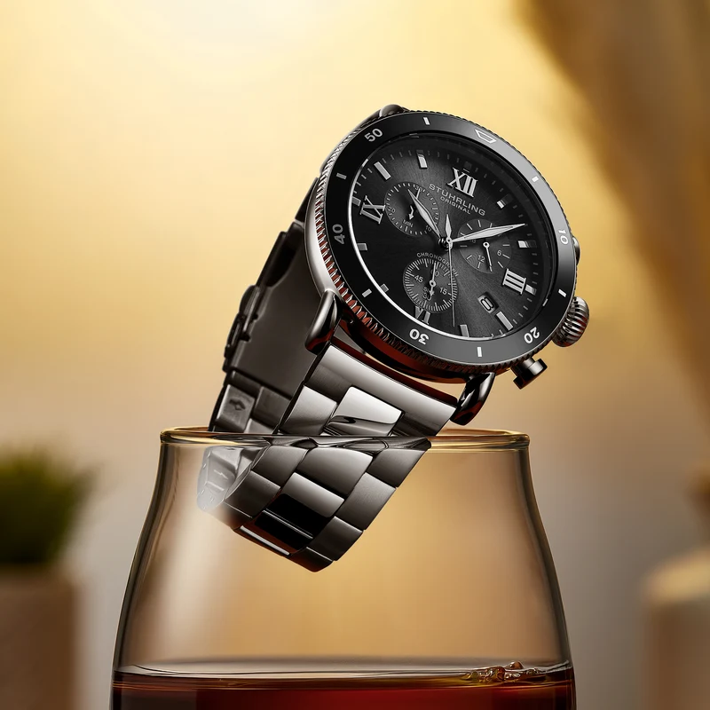 Stührling DualMode 4040 Quartz 48mm Chronograph