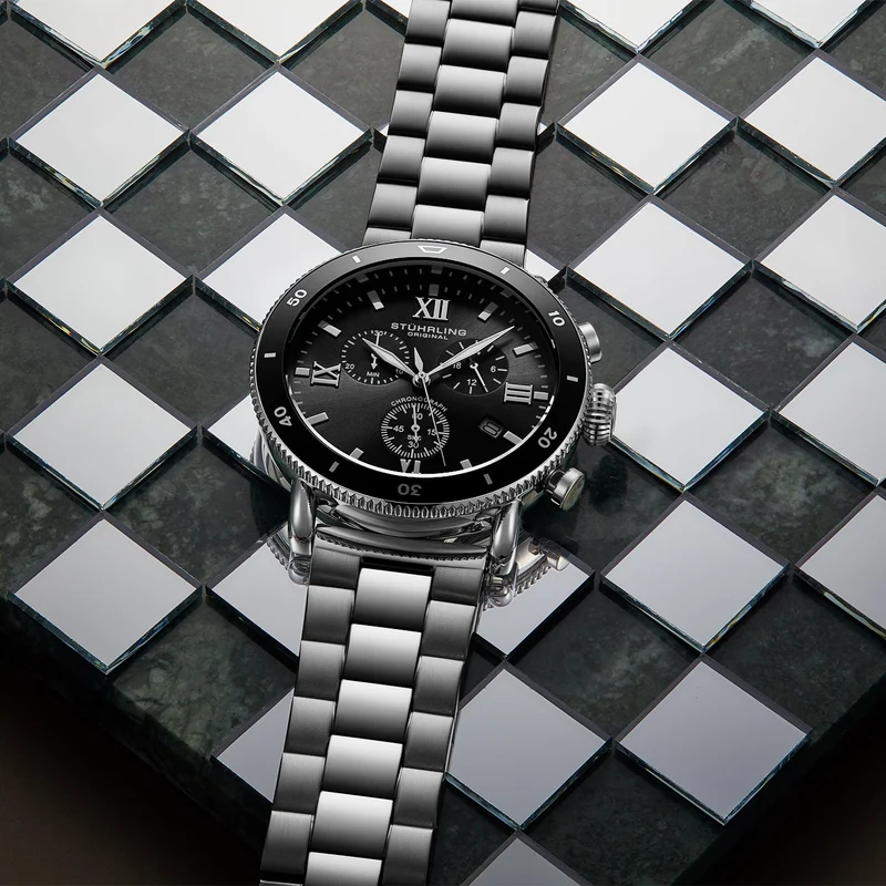 Stührling DualMode 4040 Quartz 48mm Chronograph