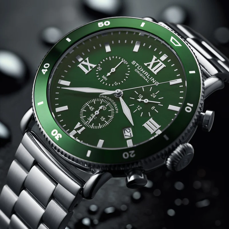 Stührling DualMode 4040 Quartz 48mm Chronograph