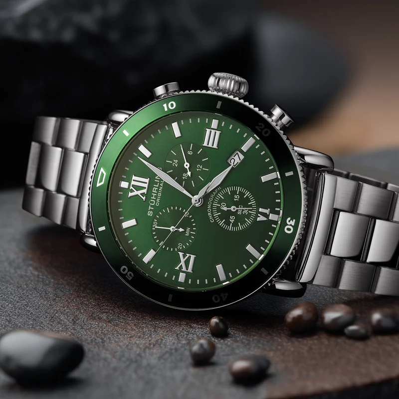 Stührling DualMode 4040 Quartz 48mm Chronograph