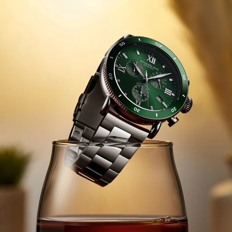 Stührling DualMode 4040 Quartz 48mm Chronograph