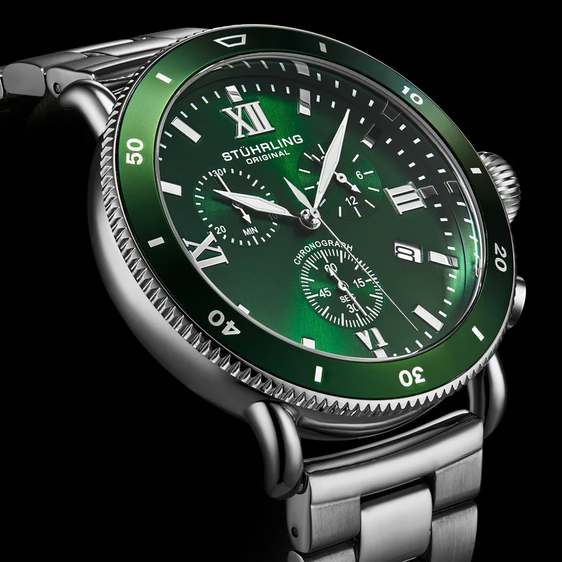 Stührling DualMode 4040 Quartz 48mm Chronograph