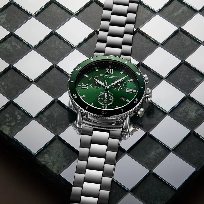 Stührling DualMode 4040 Quartz 48mm Chronograph