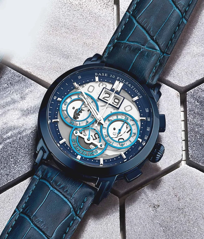 Stührling Imperia 4030 Quartz 47mm Chronograph