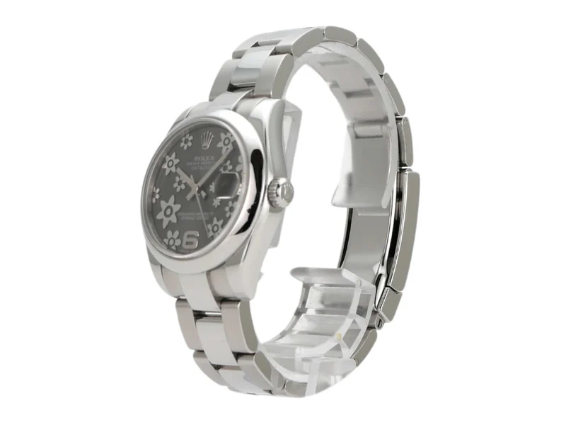 Rolex Datejust 31 Oystersteel 178240 Floral Rhodium