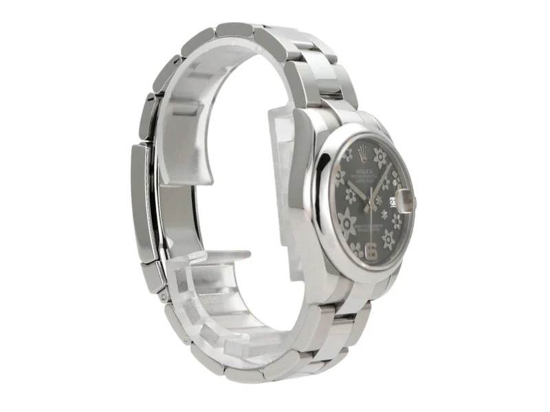Rolex Datejust 31 Oystersteel 178240 Floral Rhodium