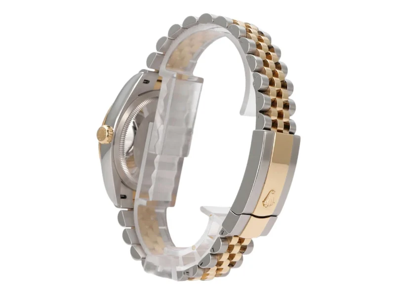 Rolex Datejust 36 Edelstahl Gelbgold 126233 Weiß Römisch Jubile-Band