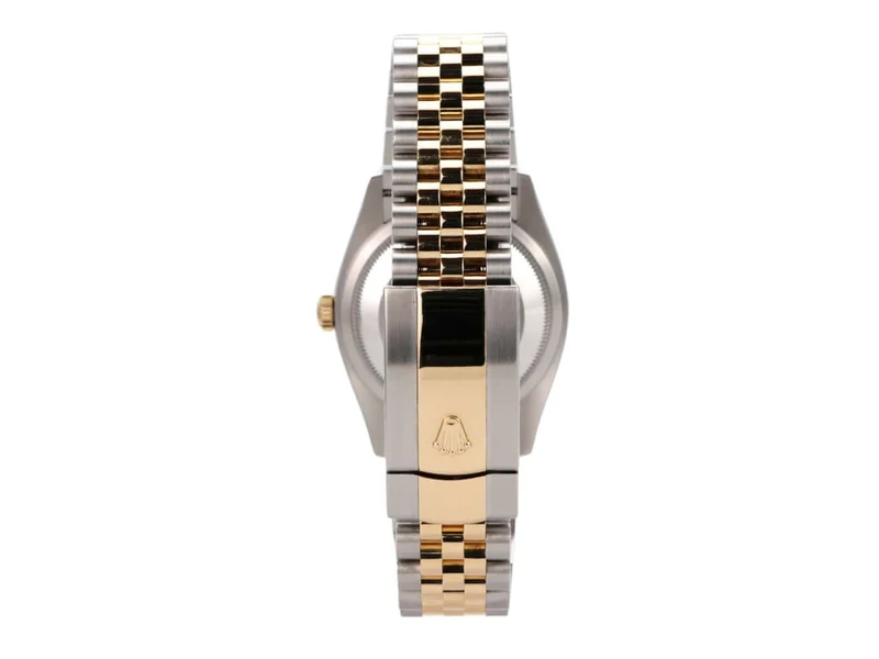 Rolex Datejust 36 Edelstahl Gelbgold 126233 Weiß Römisch Jubile-Band